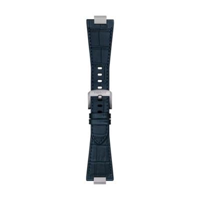 Tissot PRX 40mm için Lacivert Deri Kordon T852047701