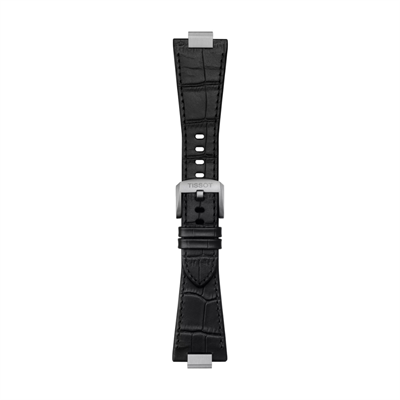 Tissot PRX 40mm için Siyah Deri Kordon Kayış T852.047.562 T852047562