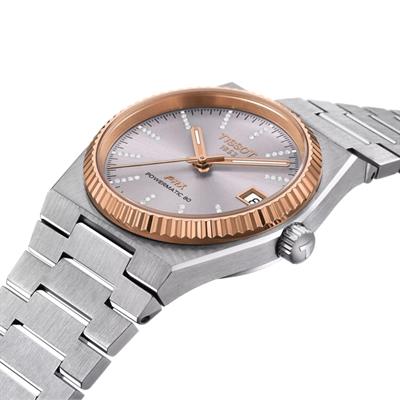 Tissot PRX Powermatic 80  18K Gold Bezel 35mm Kadın Saati T931.207.41.336.00