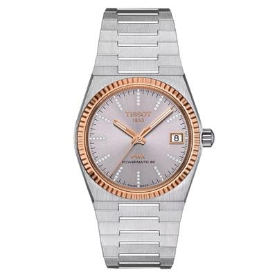 Tissot PRX Powermatic 80  18K Gold Bezel 35mm Kadın Saati T931.207.41.336.00