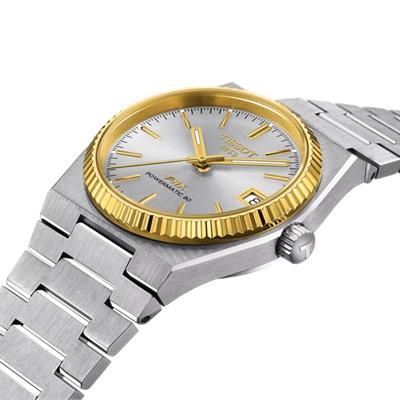 Tissot PRX Powermatic 80 35mm 18K Gold Bezel Kadın Saati T931.207.41.031.01