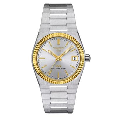 Tissot PRX Powermatic 80 35mm 18K Gold Bezel Kadın Saati T931.207.41.031.01