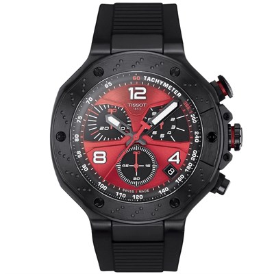 Tissot T-Race MotoGP 2026 45mm T141.417.37.422.00 Quartz Kronograf Kırmızı Kadran Limitli Seri - Marmaris Gold Center