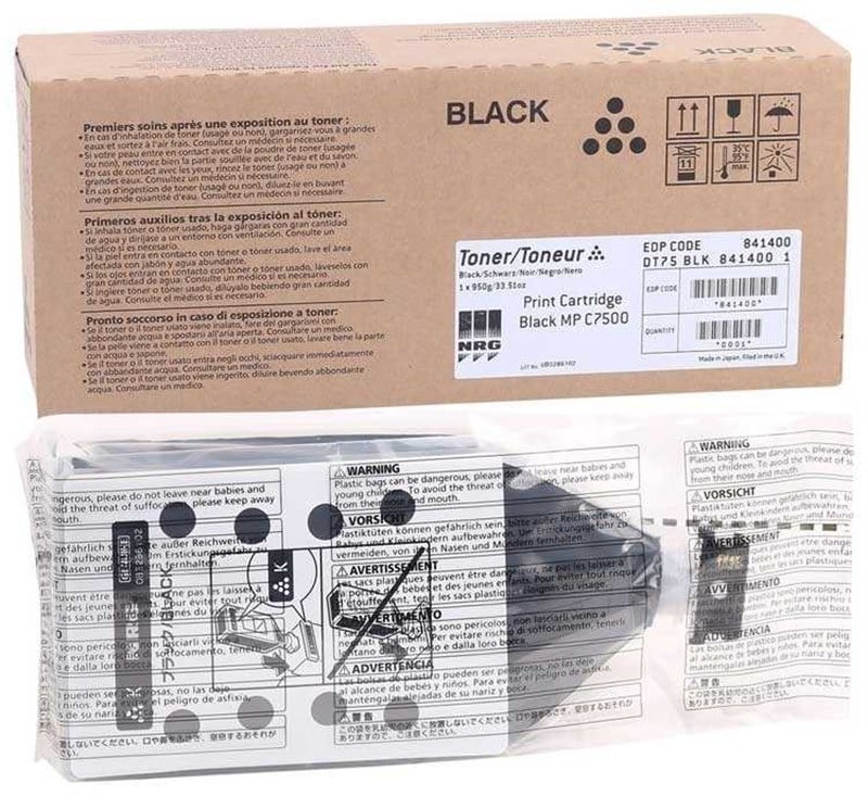 Gestetner MP-C7500 Siyah Orjinal Toner