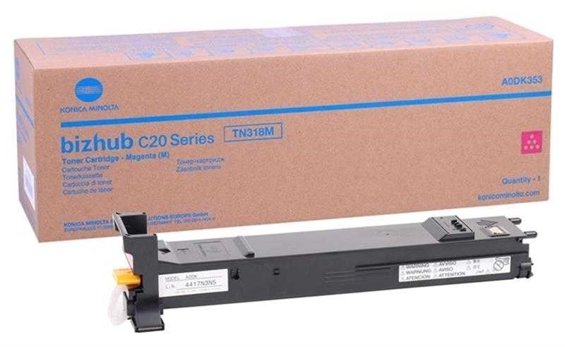 Konica Minolta Bizhub C20 Kırmızı Orjinal Toner