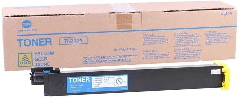 Konica Minolta Bizhub C352P Sarı Orjinal Toner