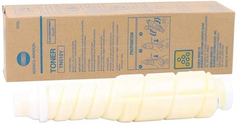 Konica Minolta Bizhub C500 Sarı Orjinal Toner
