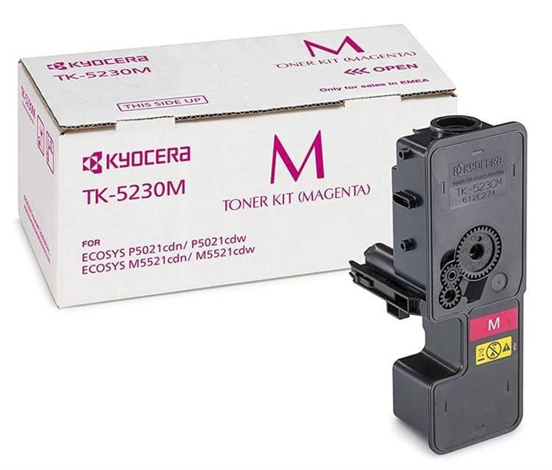 Kyocera TK-5230 Kırmızı Orjinal Toner