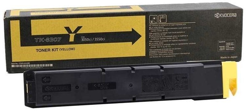 Kyocera TK-8307 Sarı Orjinal Toner