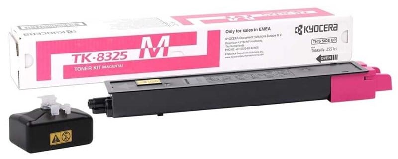 Kyocera TK-8325 Kırmızı Orjinal Toner
