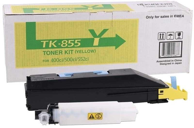 Kyocera TK-855 Sarı Orjinal Toner