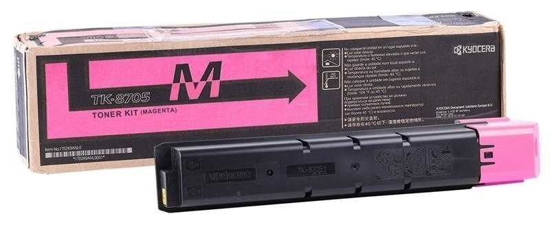 Kyocera TK-8705 Kırmızı Orjinal Toner
