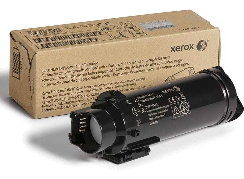 Xerox Phaser 6510 Siyah Orjinal Toner Yüksek Kapasite