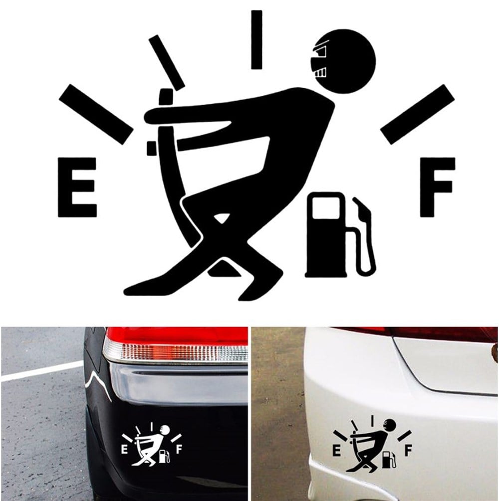 Benzin Göstergesi Model Araba Çıkartması Sticker