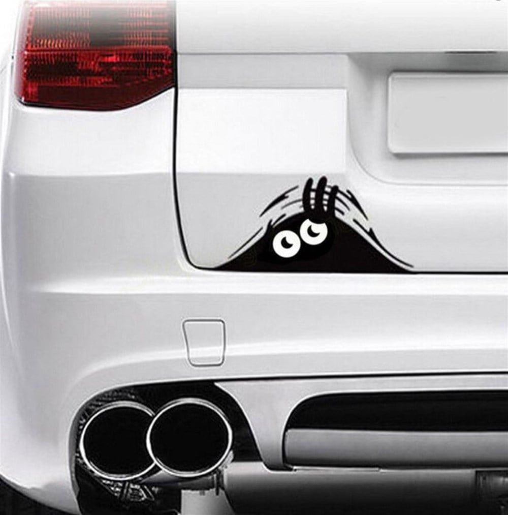 Saklanan Gözler Model Araba Çıkartması Sticker