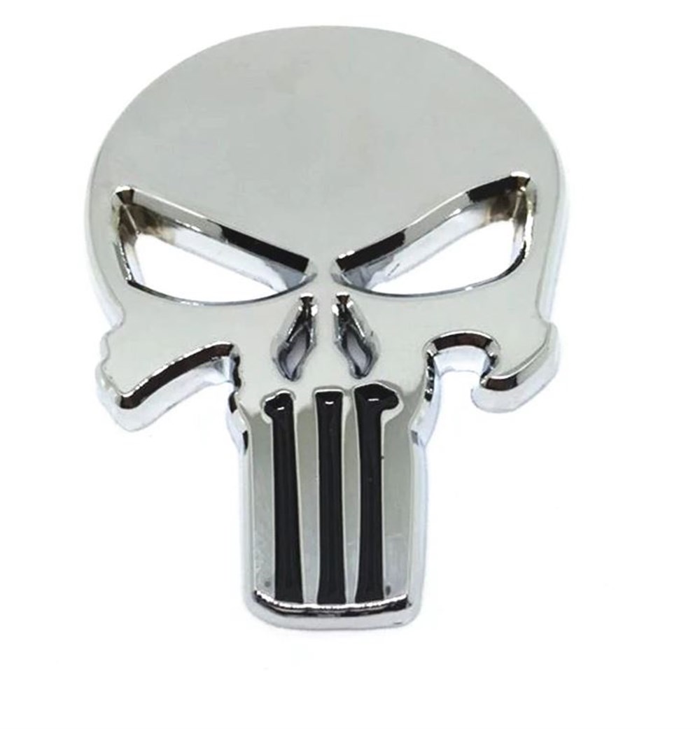 3D Punisher Model Araba Çıkartması Sticker