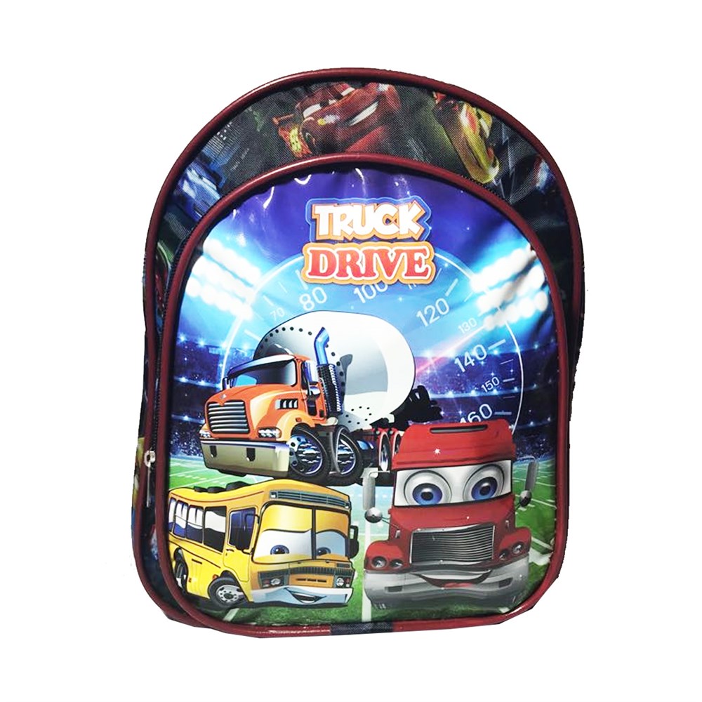 Cars Arabalar Truck Drive Çocuk Okul Sırt Çantası