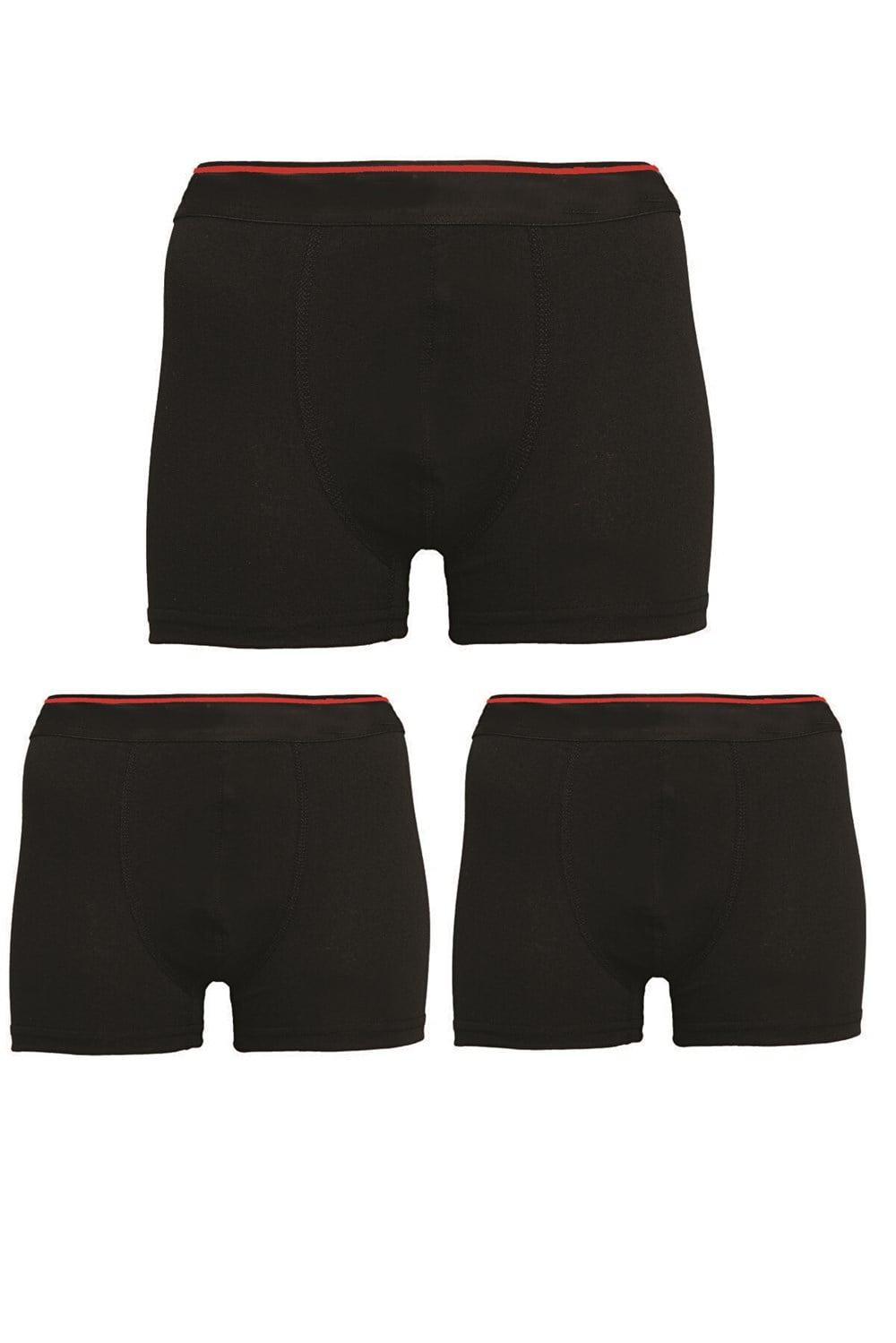 Erkek Likralı Boxer 3'lü Paket