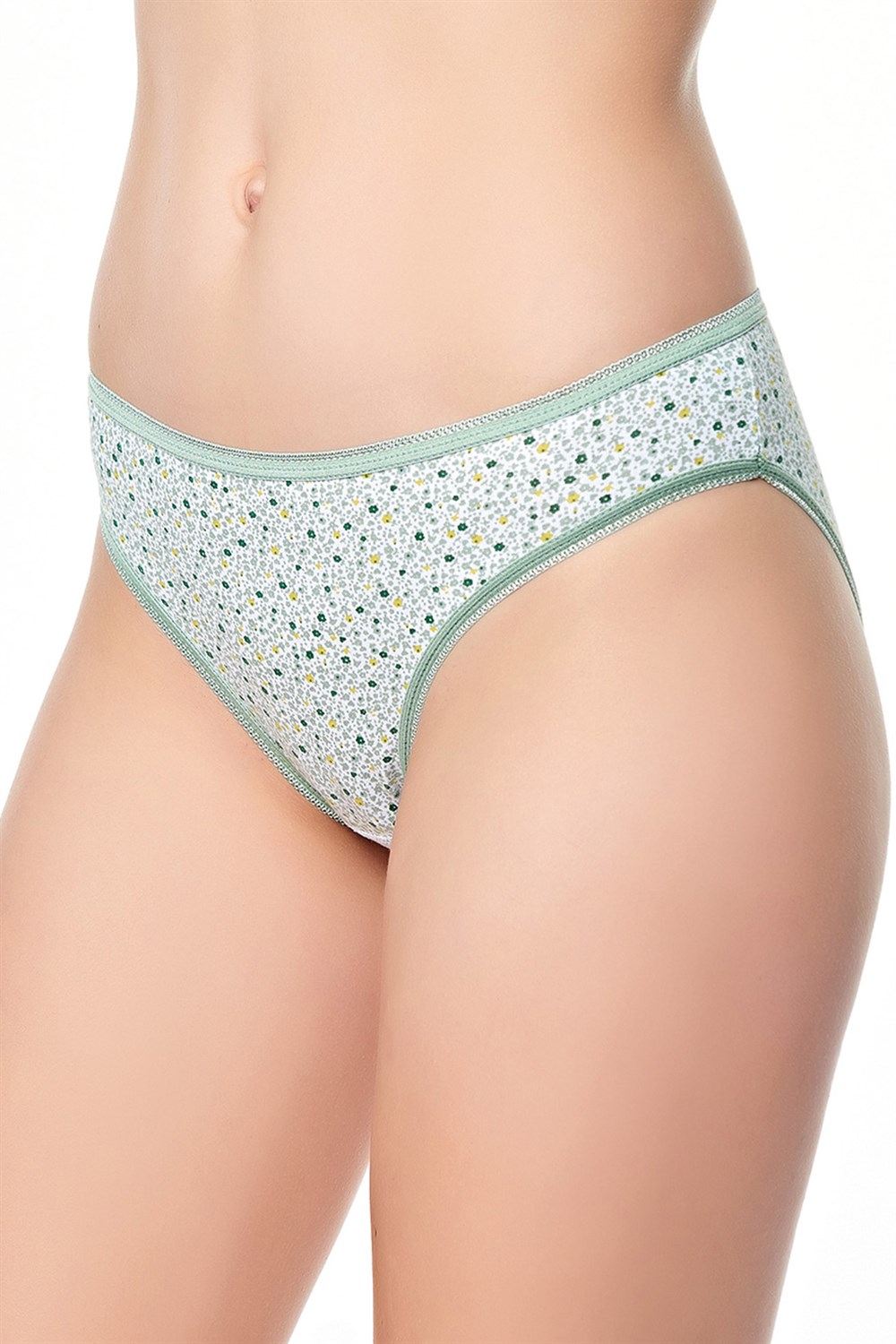 Tutku Kadın Elastan Çilek Bikini Külot 12'li Paket