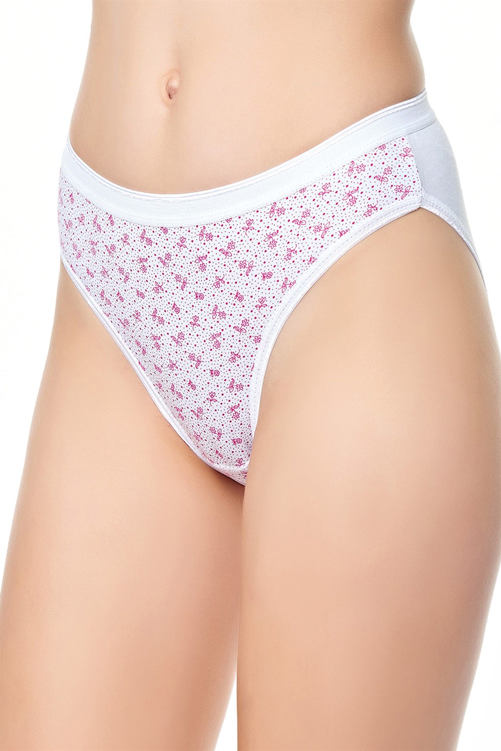 Tutku Kadın Elastan Lale Bikini Külot 12'li Paket