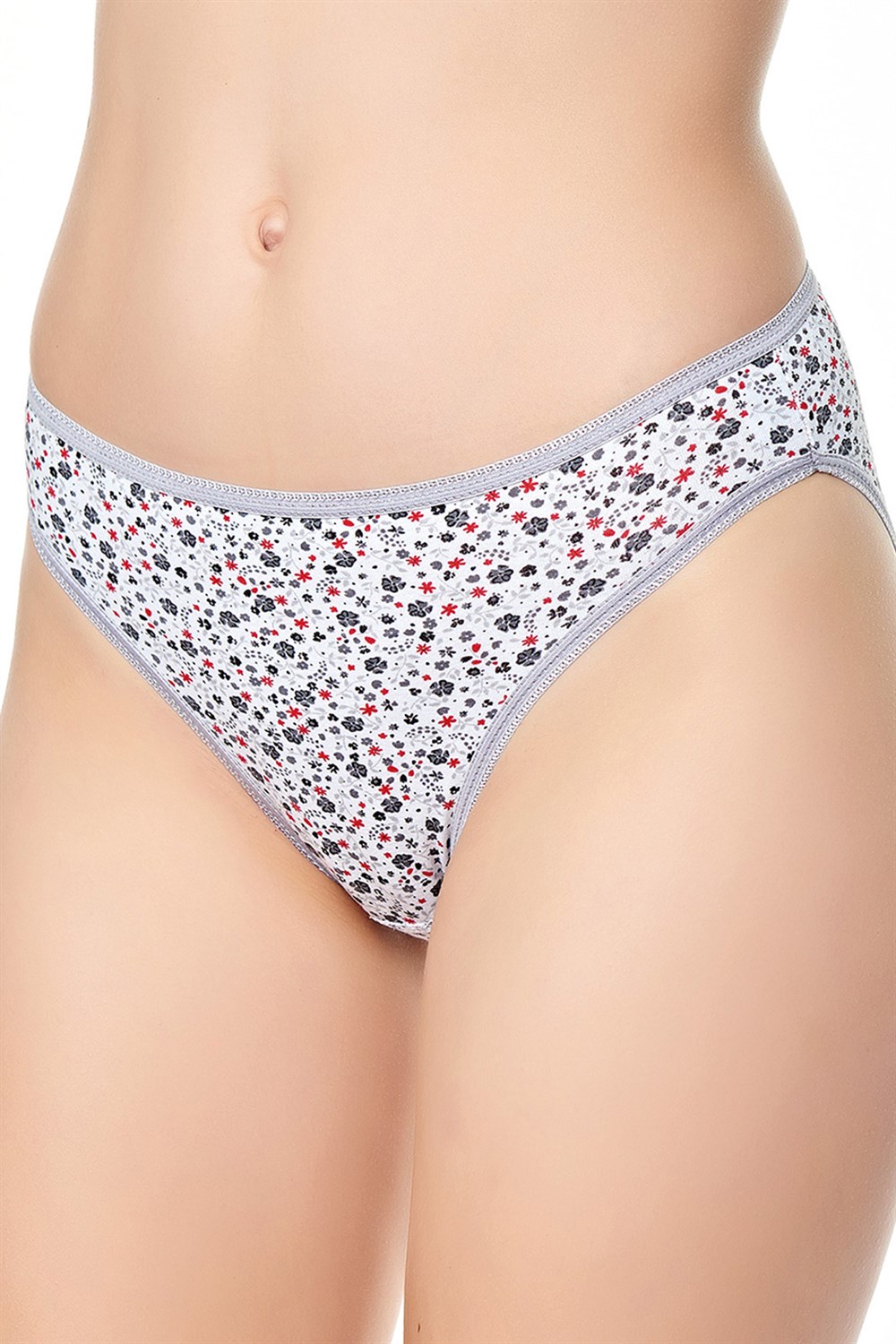 Tutku Kadın Elastan Likralı Çağla Bikini Külot 12'li Paket