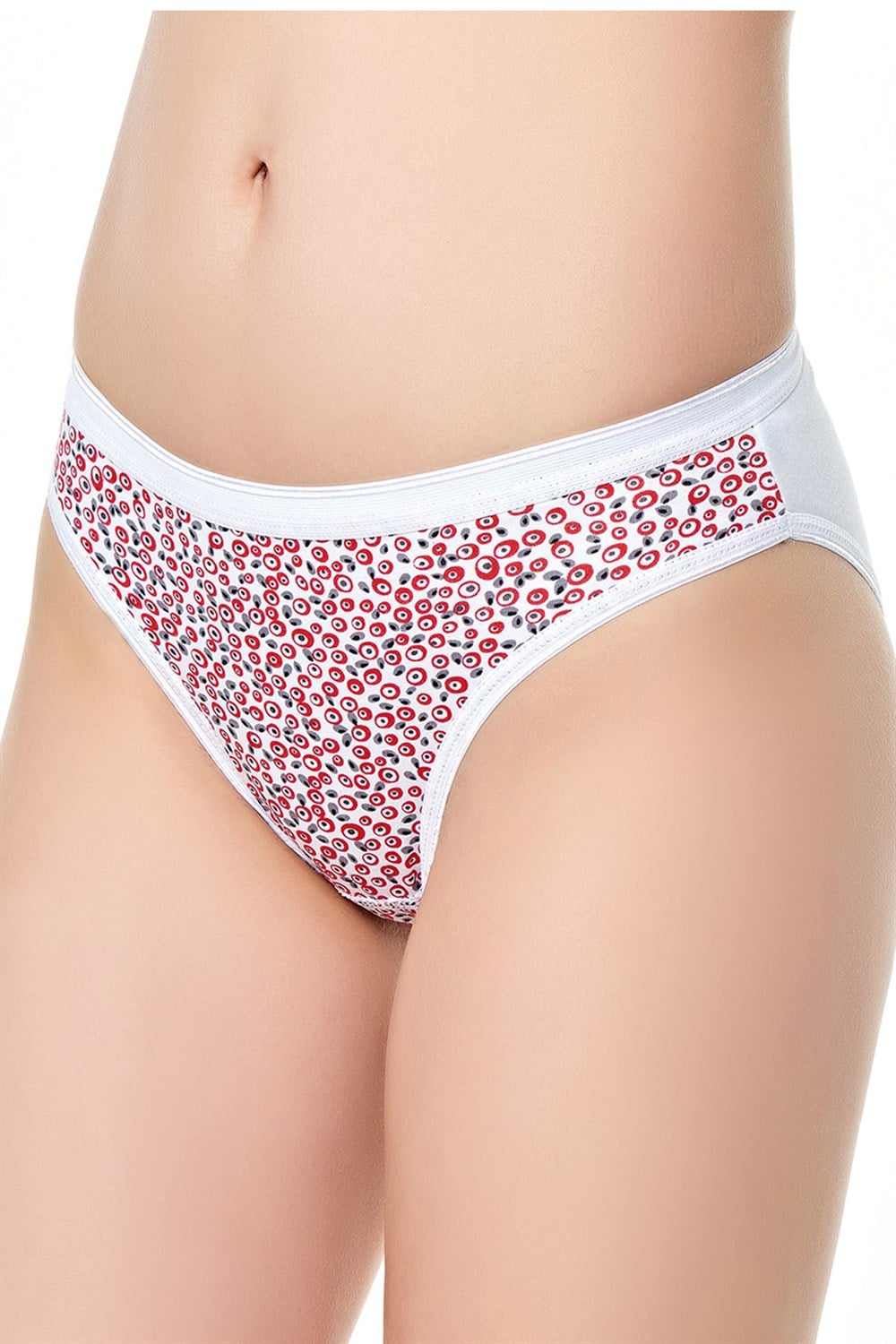 Tutku Kadın Elastan Likralı İnci Bikini Külot 6'lı Paket