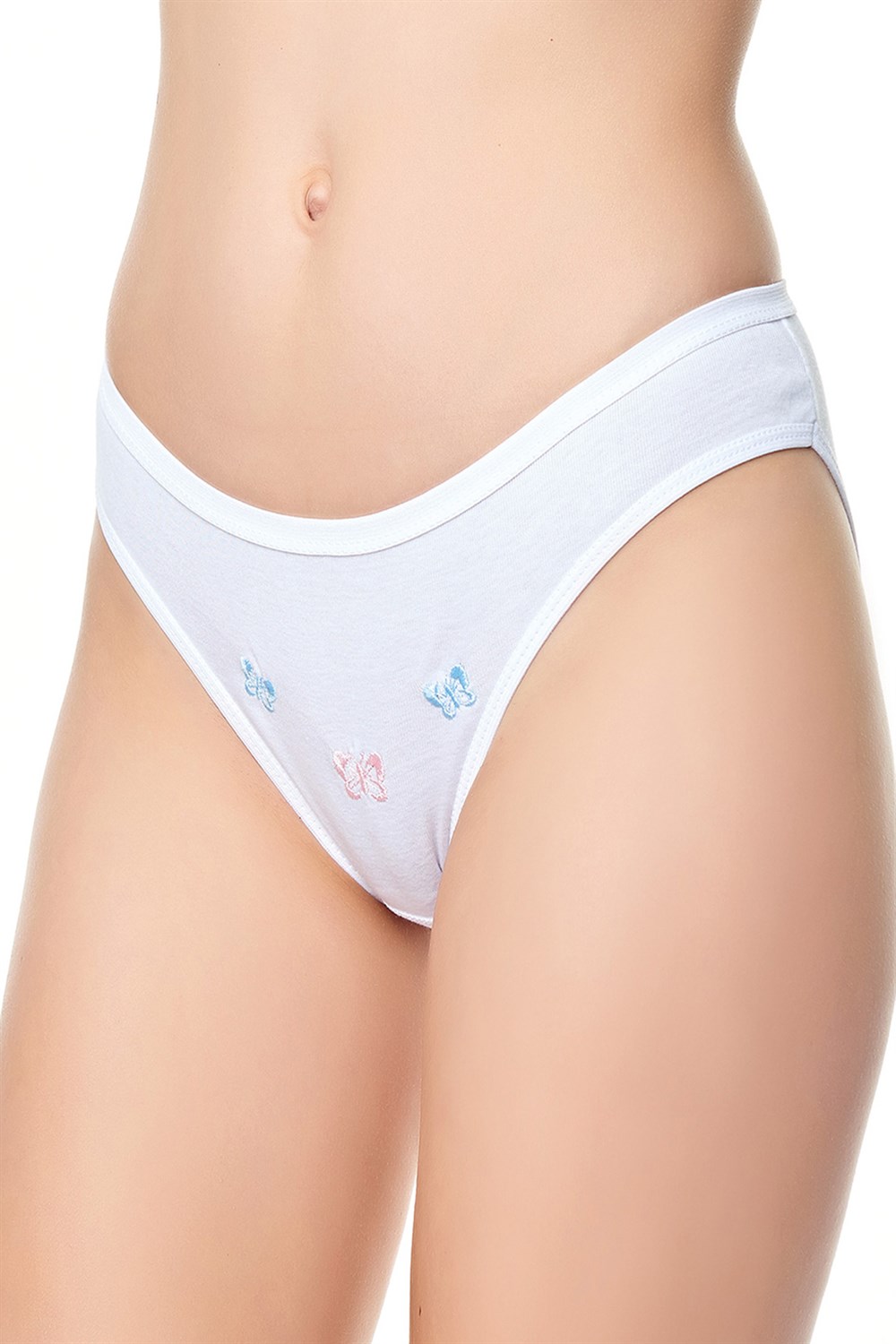 Tutku Kadın İnce Bel Bikini Külot İşlemeli 6'lı Paket