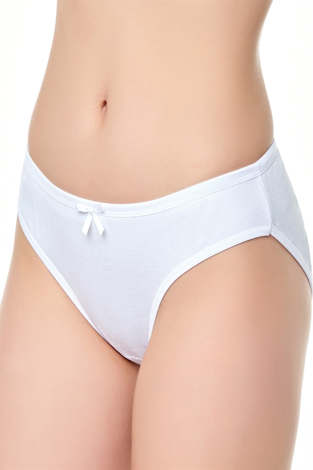 Tutku Kadın İnce Bel Fiyonk Bikini Külot 12'li Paket