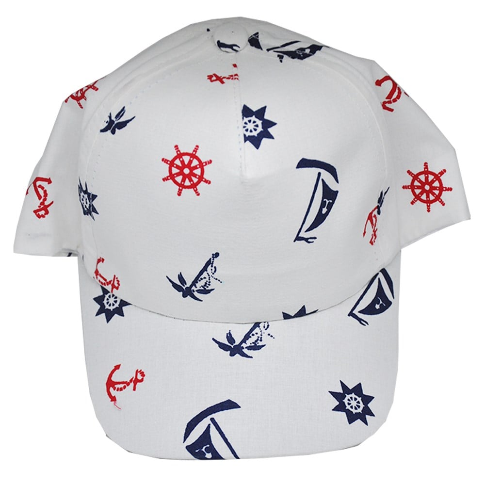 Yelken ve Çapa Model Erkek Yazlık Çocuk Şapkası 2-6 Yaş