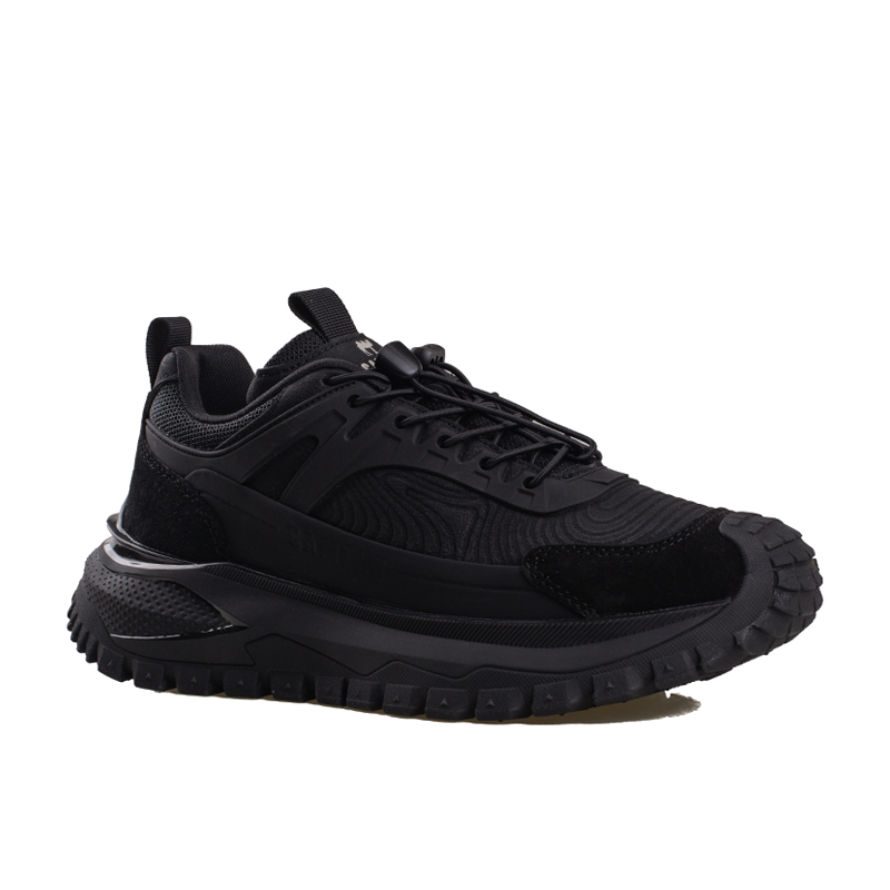 Gamelu Siyah Pratik Bağcık Trekking Erkek Mevsimlik Sneaker