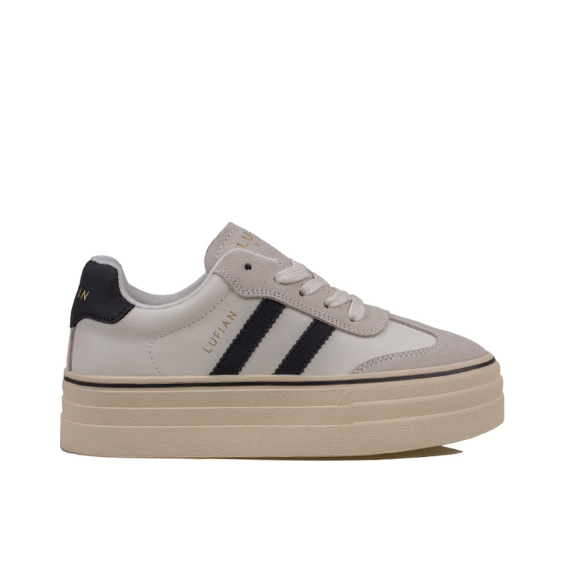 Lufian Beyaz Angela Kadın Kalın Taban Sneaker