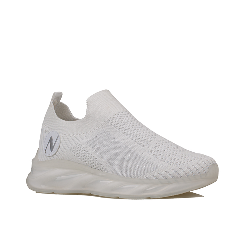 M2S Beyaz Marla Kadın Lastikli Ortopedik Sneaker