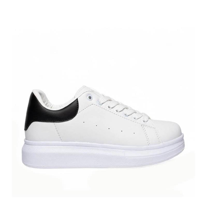 M2S Beyaz-Siyah Qun Unisex Sneaker