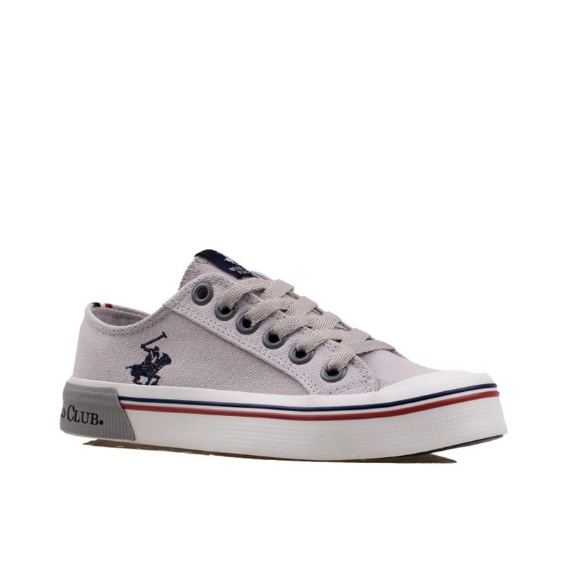 Polo ClubPolo Club Gri Unisex Kısa Keten Spor Ayakkabı