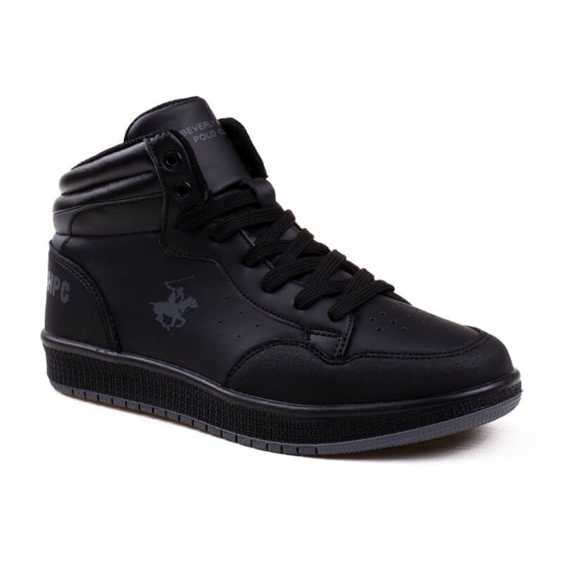 Polo ClubPolo Club Siyah Unisex Boğazlı Spor Ayakkabı