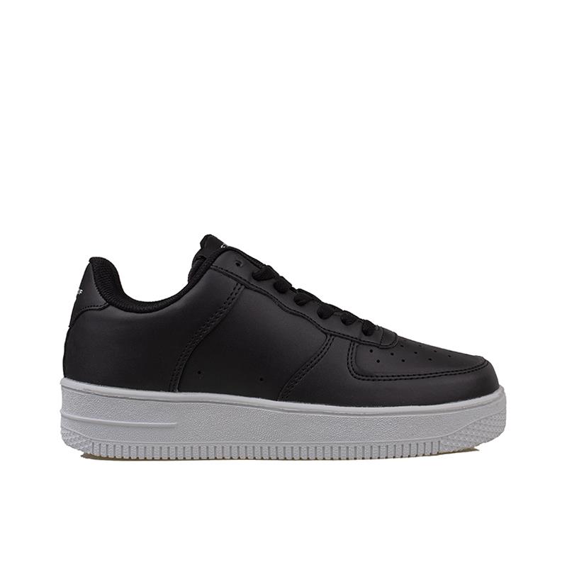 Trend Adımlar Siyah-Beyaz Force Memory Foam Tabanlı Mevsimlik Unisex Sneaker