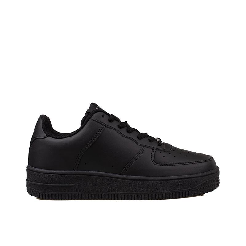 Trend Adımlar Siyah Force Memory Foam Tabanlı Mevsimlik Unisex Sneaker