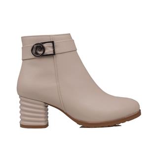 Pierre CardinPierre Cardin Krem Klasik Kadın Topuklu Naturel Bot PC-52521