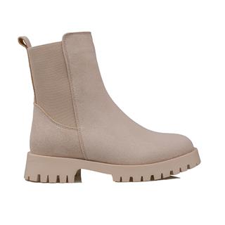 Trend AdımlarTrend Adımlar Krem Beaute Kadın Kalın Taban Chelsea Bot