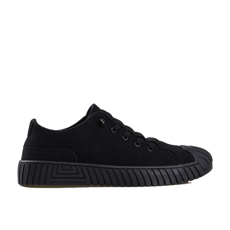 Gamelu Siyah Vigor Burun Korumalı Erkek Nubuk Sneaker