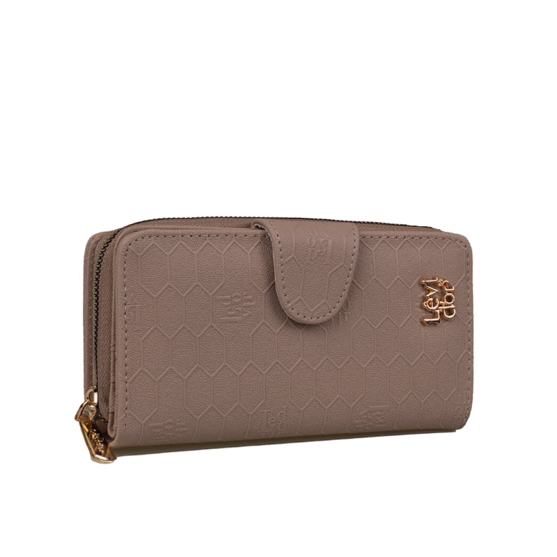 Levidor Vizon Kapaklı Kadın Monogram Cüzdan
