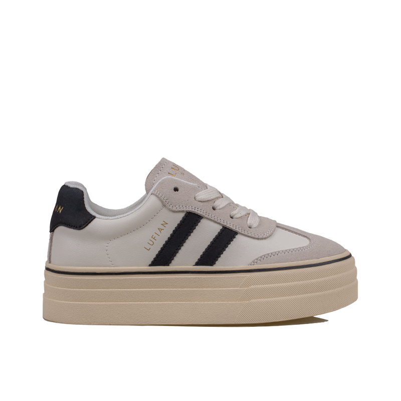 Lufian Beyaz Angela Kadın Kalın Taban Sneaker
