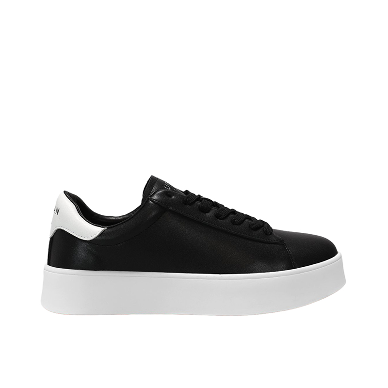 Lufian Siyah-Beyaz Adel Kadın Deri Sneaker
