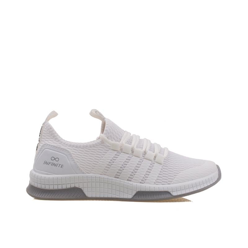 M2SM2S Beyaz Esnek Rahat Kullanımlık İnfi Unisex Spor Ayakkabı