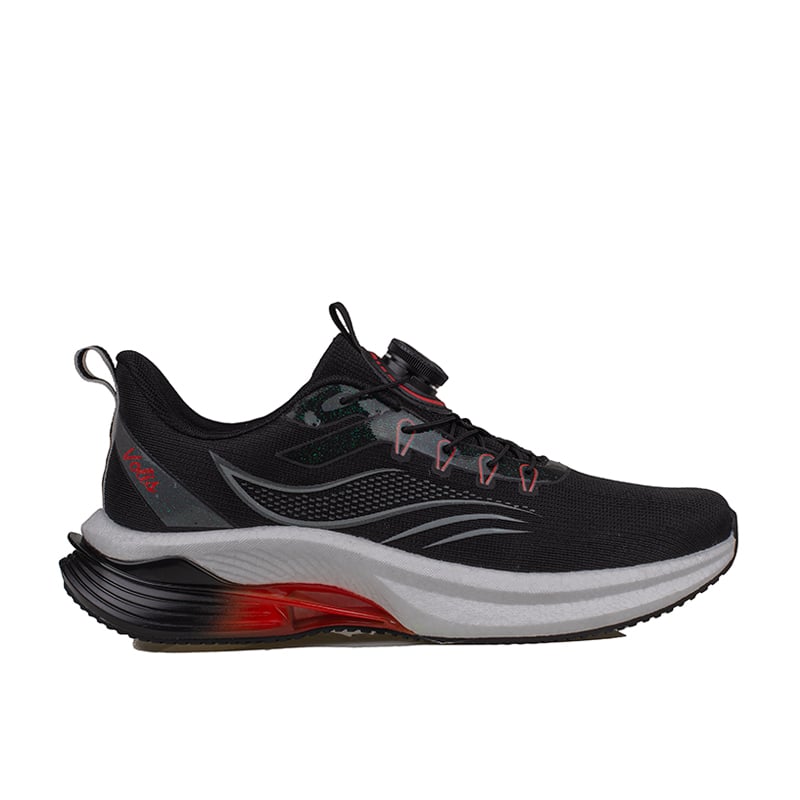 M2S Siyah Akıllı Bağcık Erkek Sneaker
