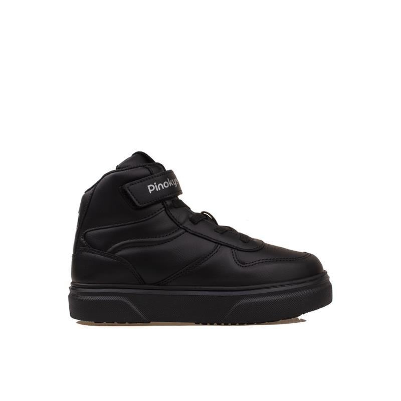 PinokyoPinokyo Siyah Memory Foam Hafif Çocuk Boğazlı Sneaker