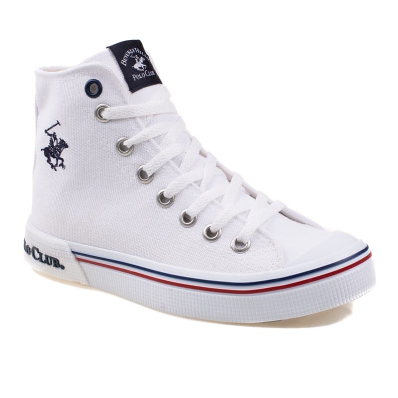 Polo ClubPolo Club Beyaz Unisex Uzun Keten Spor Ayakkabı