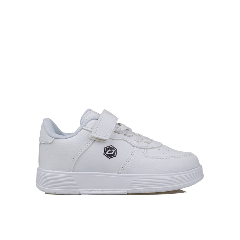Trend Adımlar Beyaz Unisex Çocuk Cırt Cırtlı Günlük Sneaker