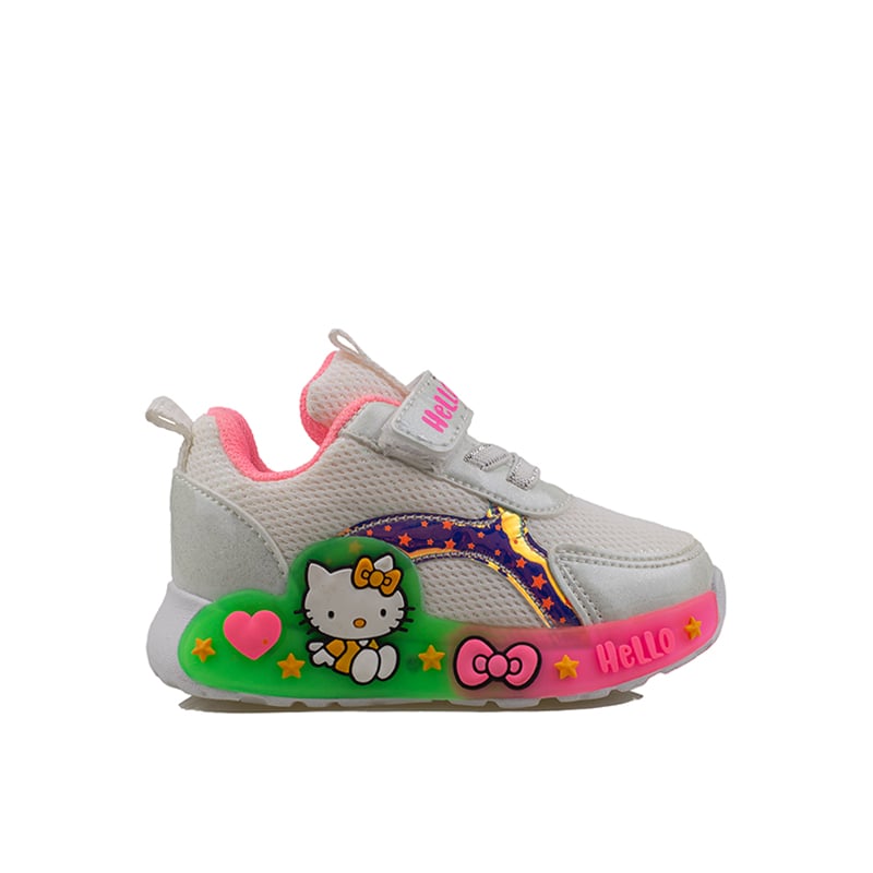Trend Adımlar Fuşya Kız Çocuk Işıklı Bebe Sneaker