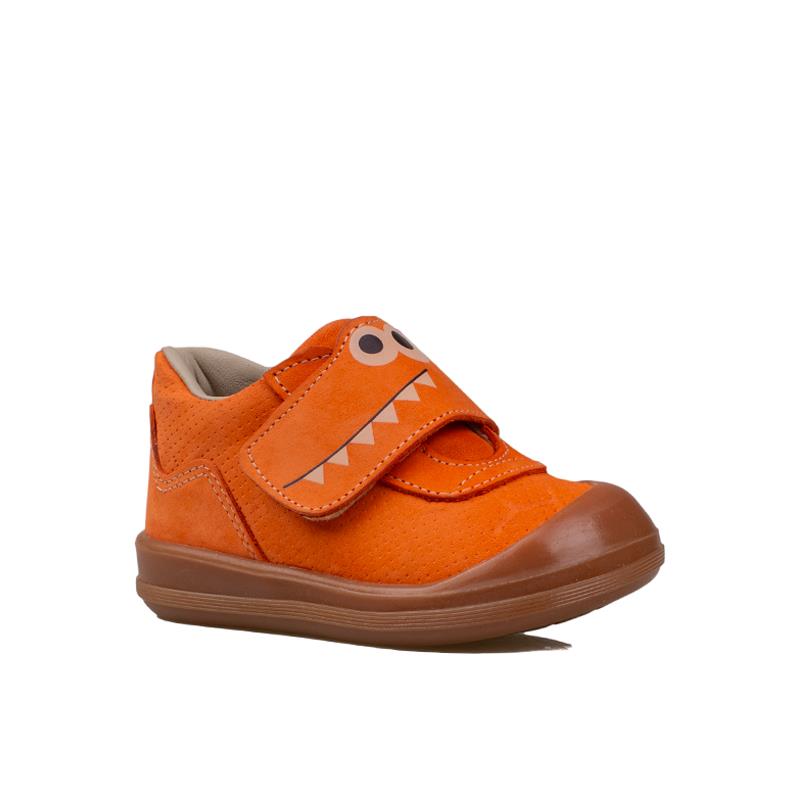 Trend AdımlarTrend Adımlar Turuncu Cace Two İlk Adım Bebe Hakiki Nubuk Deri Bot